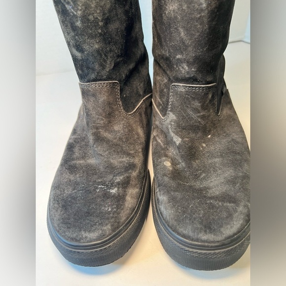 Vans Kira Boot Black Fleece Lined Pink Women’s 7 - Picture 8 of 9